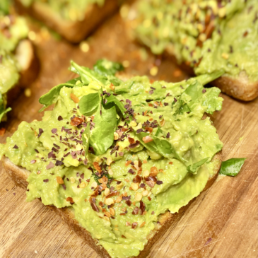 Avocado Toast with Red Pepper Flakes