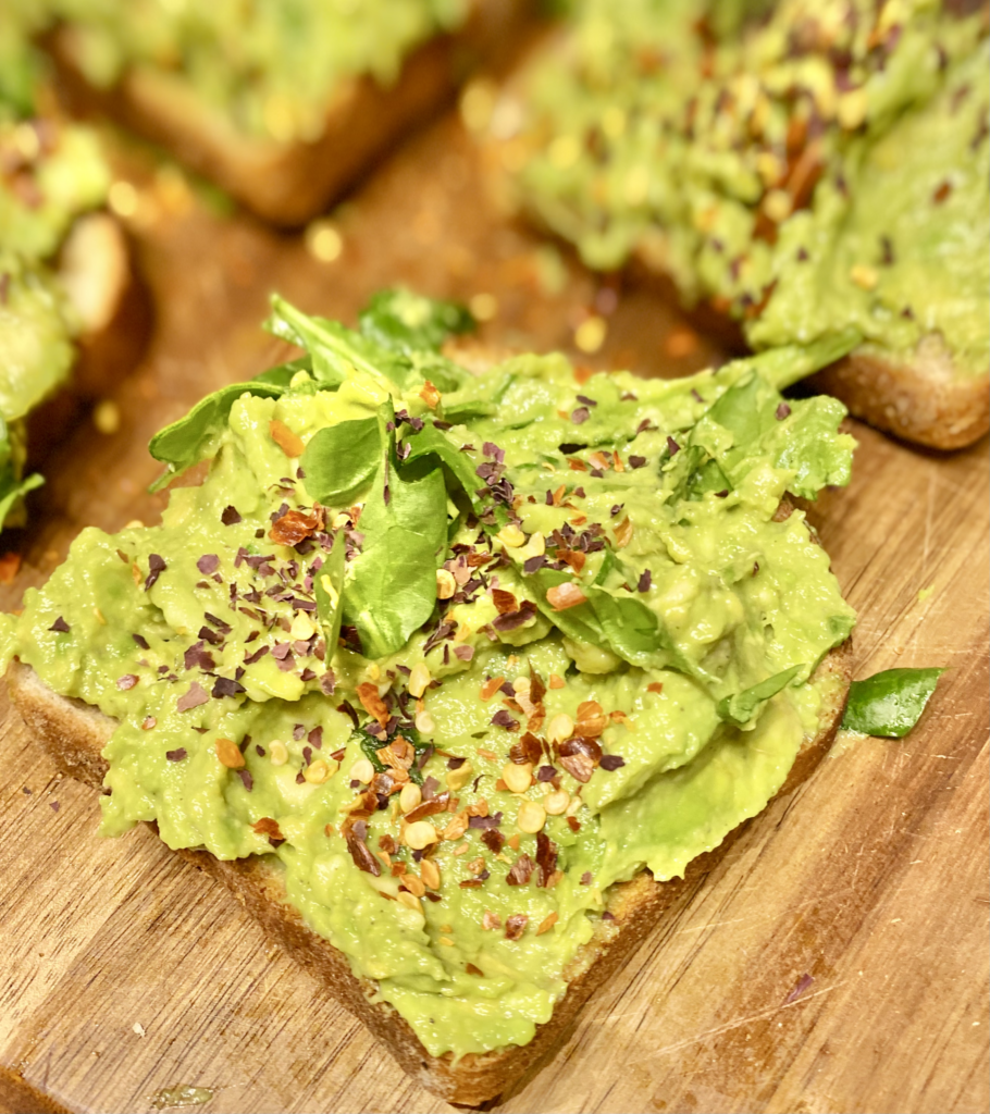 Avocado Toast with Red Pepper Flakes