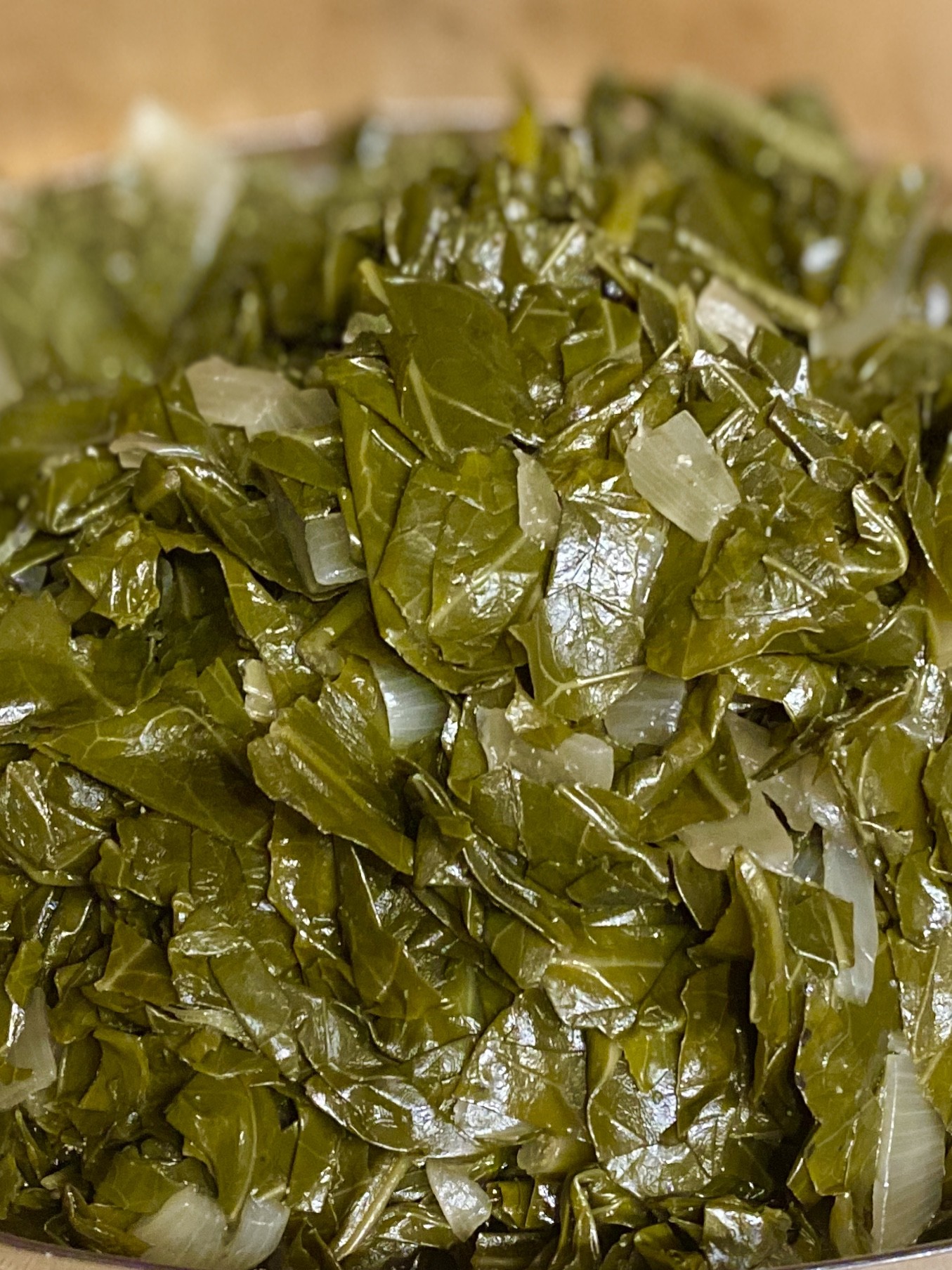 Homemade Perfectly Seasoned Collard Greens - Live Simply