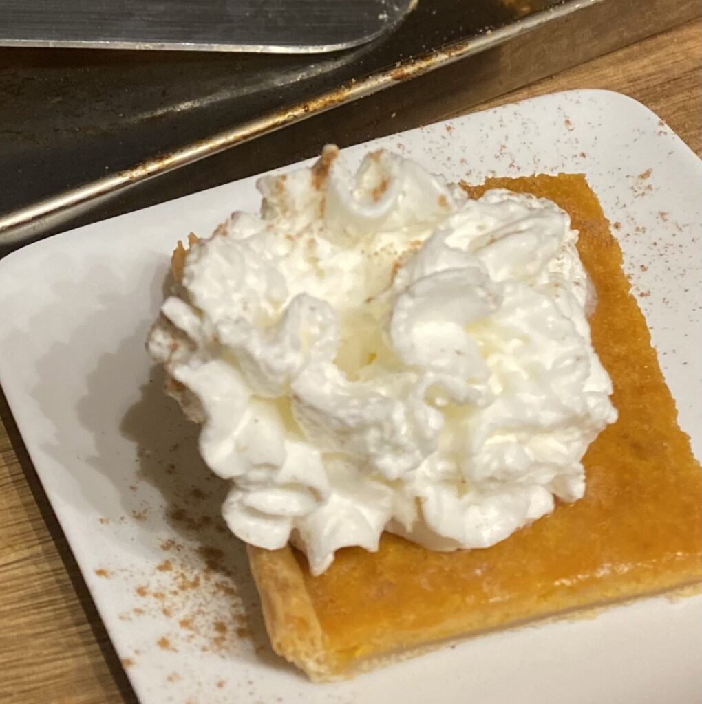 Sweet Potato Slab Pie