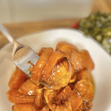 Candied Yams in a Bowl