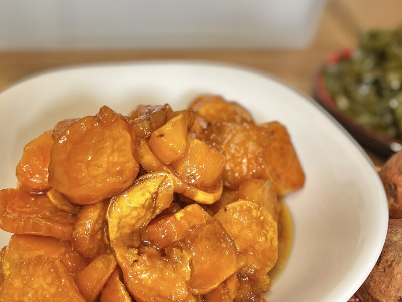 Candied Yams on a Dish