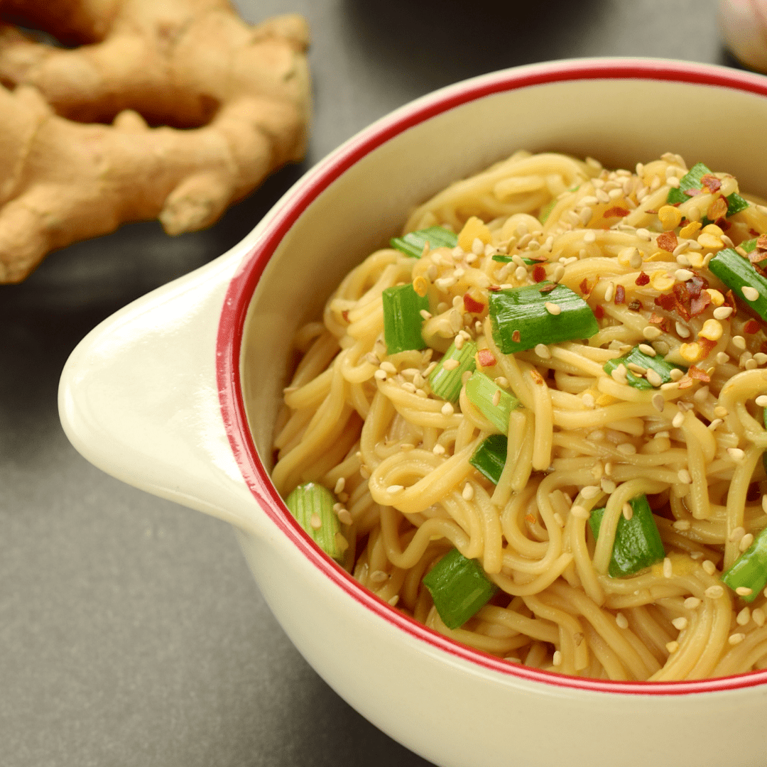 Noodles Make Lunchtime Easy with Garlic and Ginger - Black Girls Eat