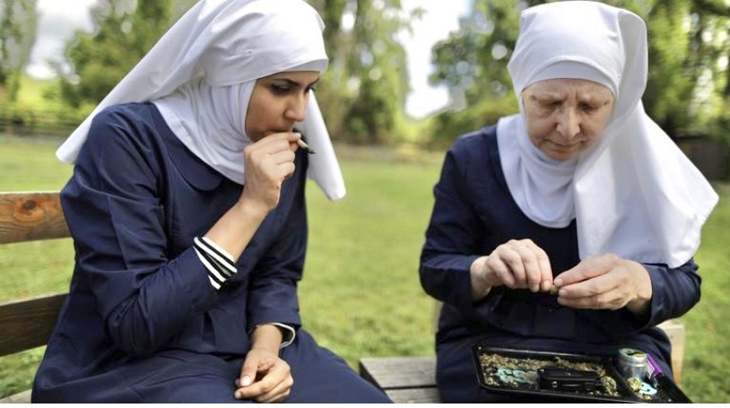 Sisters of the Valley Enjoying Marijuana