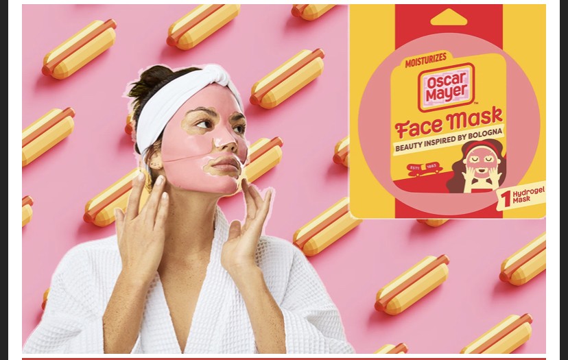 Image of Woman Wearing Bologna Face Mask
