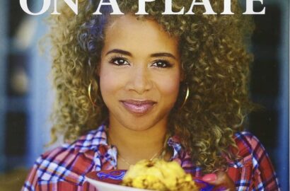 Kelis on the cover of her cookbook