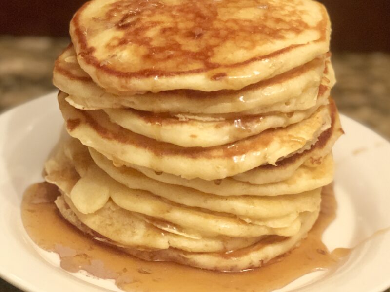 Stack of Homemade Pancakes