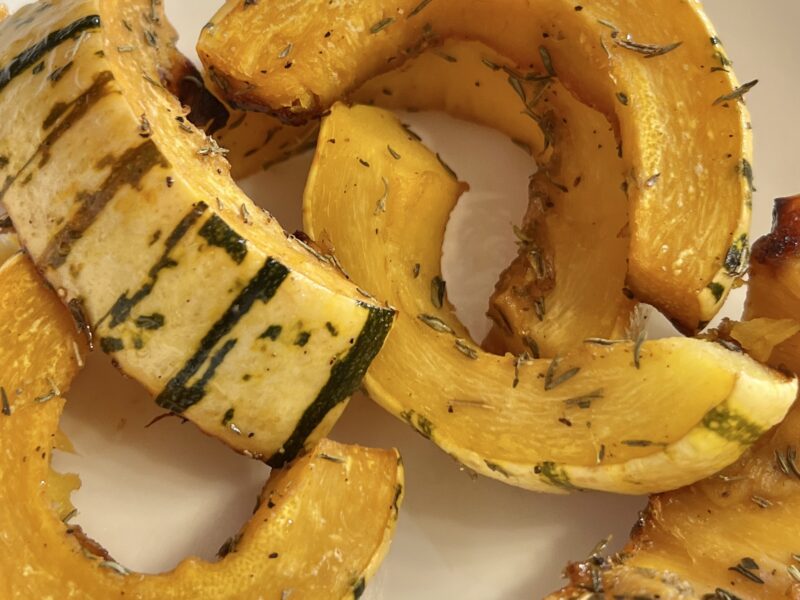 Roasted Delicata Squash