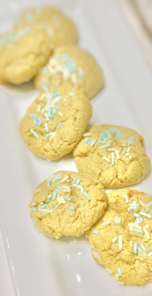 tray of sugar cookies