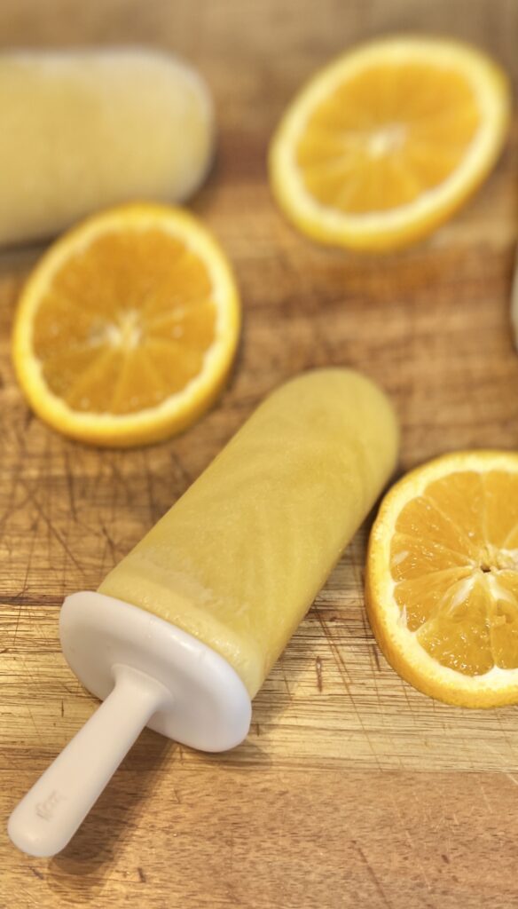 orange Creamsicle Pops