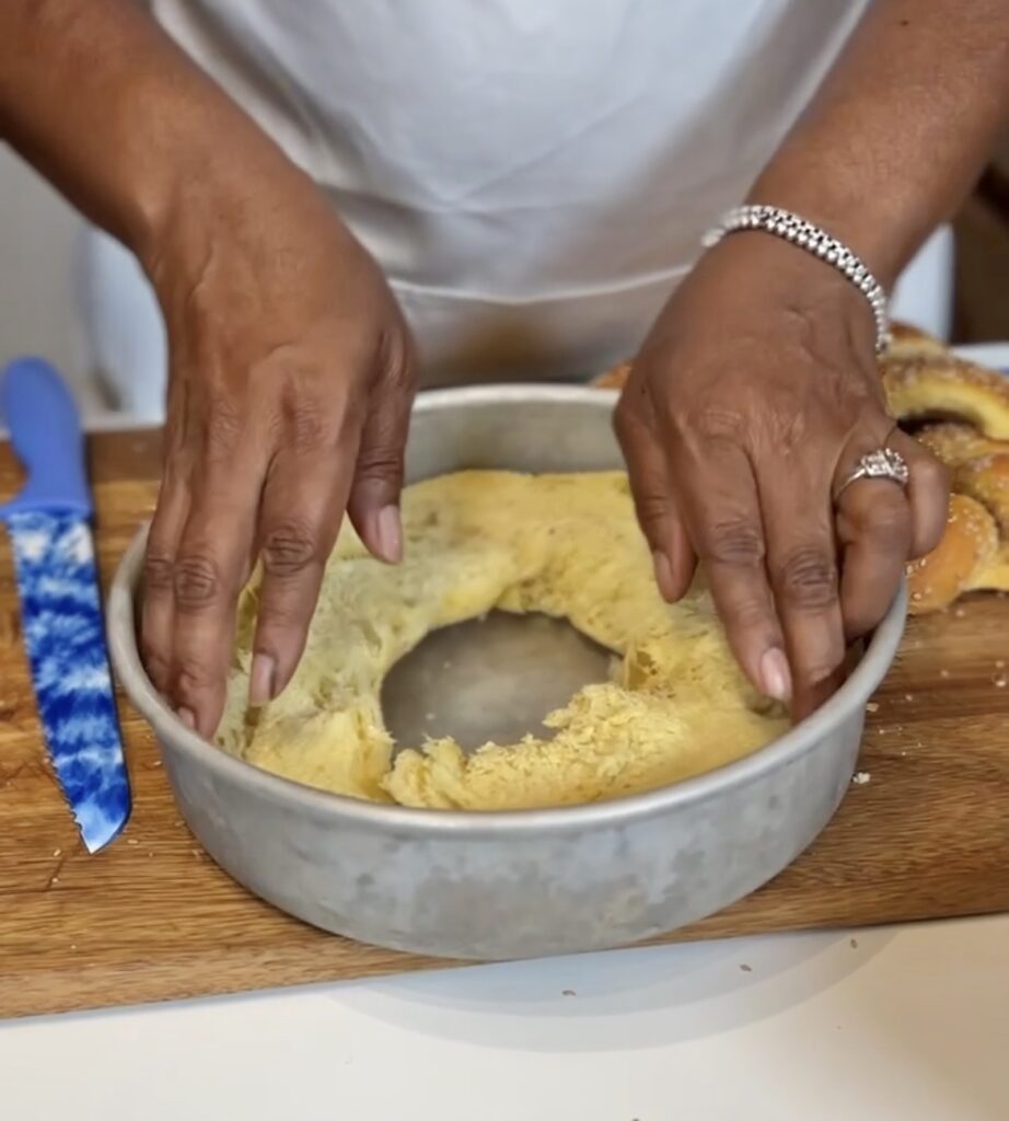 Fresh bread for the sandwich