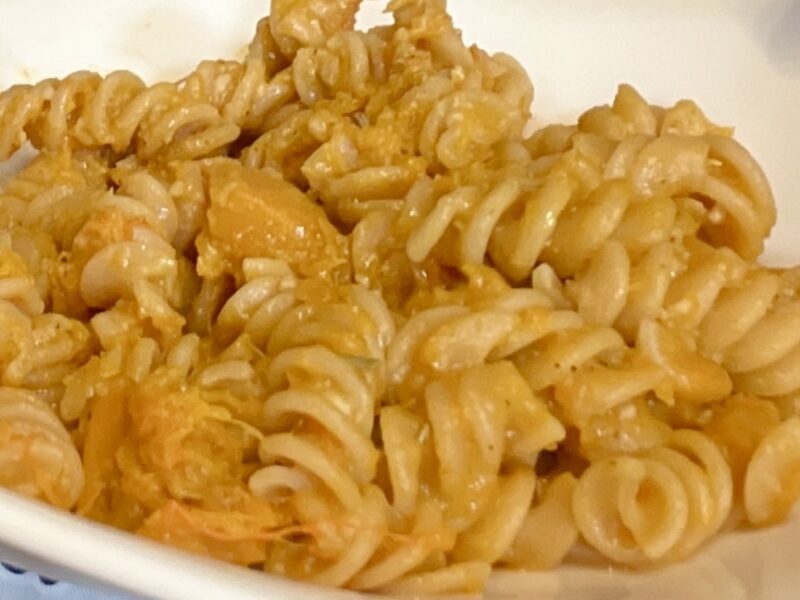 honeynut squash and pasta dish