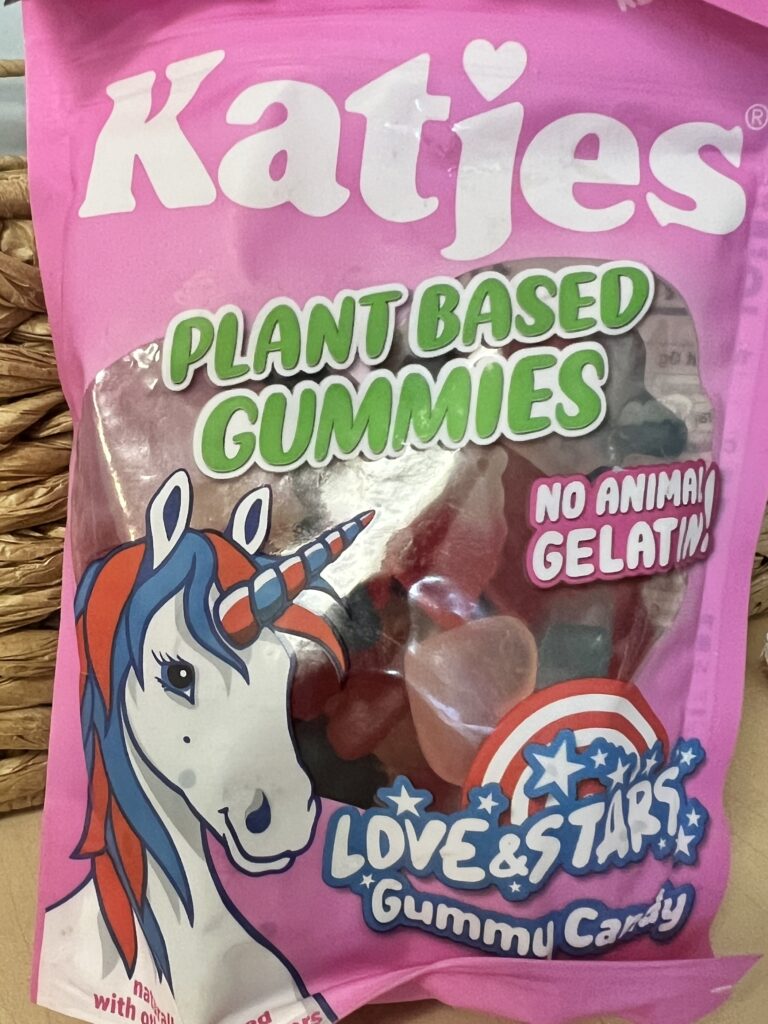 Bag of Katjes Gummies, a Vegan Halloween Candy
