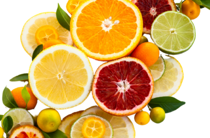 A display of oranges, grapefruits, limes and lemons