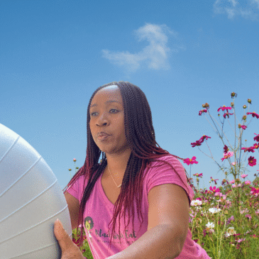 LA Dunn with Stability Ball