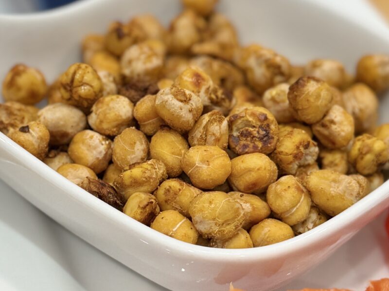 Roasted Chickpeas in a Bowl